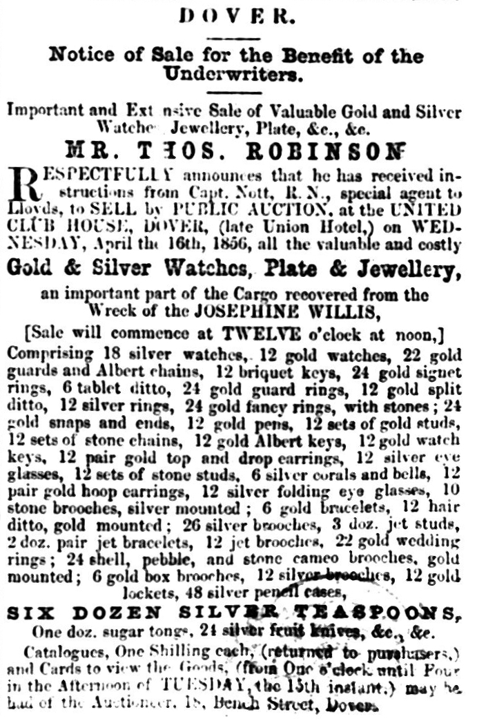 Auction 16 April 1856