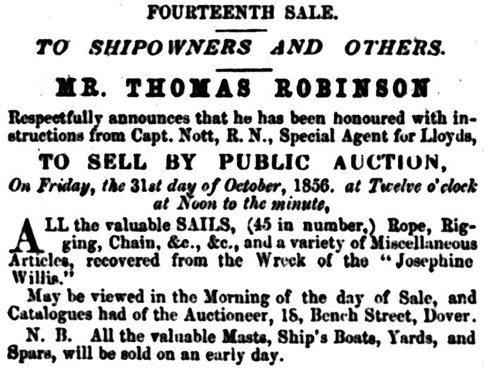 Auction 31 October 1856